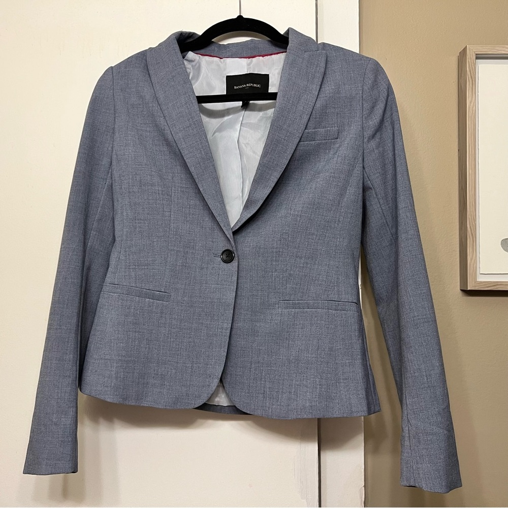 Banana Republic Blue Suit Jacket